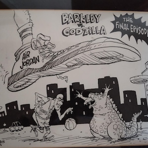 Godzilla Vs Barkley - Etsy