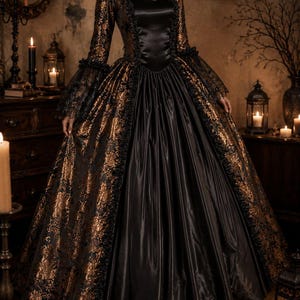 vampire formal dress Gothic Vampire Green Ball Gown A-Line Evening Dress Party Dress Custom