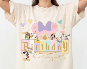 Birthday Squad PNG, Magical Kingdom, Family Vacation Design (Digital Download)