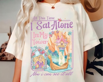Rapunzel Tower PNG, Tangled Princess Sublimation Design (Digital Download)