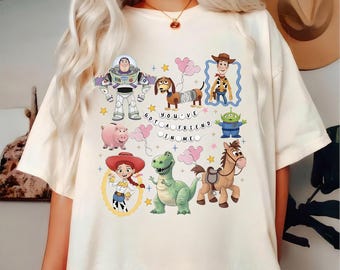 Toy Story Characters Retro Coquette PNG, Disneyland Trip Family Matching (Digital Download)