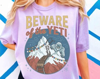 Beware of the Yeti PNG, Abominable Snowman Sublimation Design (Digital Download)