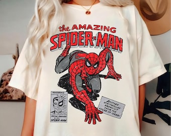 The Spiderman Comic Design PNG (Digital Download)