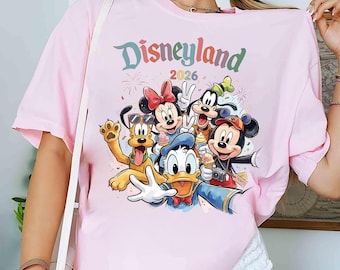 Disneyland 2026 Family Vacation Png, Mickey Minnie Donald Goofy Castle Trip (Digital Download)