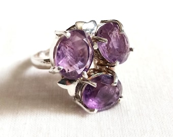 Amethyst Silber Ring