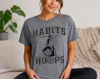 Habits & Hoops Basketball Shirt, Basketball Nun Tee, Faith Based Basketball Shirt, Been Praying for This Since Day 1 Shirt, Game Day Tee,