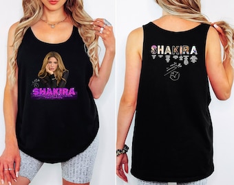 Shakira Tank Top, Las Mujeres Ya No Lloran Tour 2026 T-Shirt, Shakira Concert Tank, Shakira Fan Tank Top, Shakira World Tour 2026 Tank Top