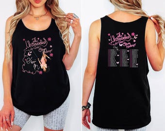 Olivia Rodrigo Tank Top, Olivia Rodrigo Unraveled Tour T-Shirt, Olivia Fan Tank, Olivia Concert Tank Top, Olivia Unraveled Tour 2026 Tank