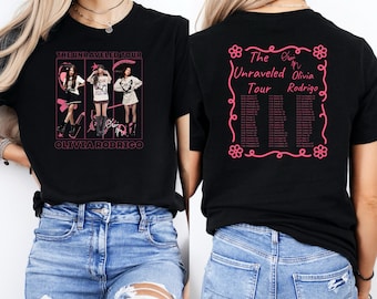 Olivia Rodrigo Shirt, Olivia Rodrigo Unraveled Tour T-Shirt, Olivia Rodrigo Fan Tee, Olivia Concert Shirt, Olivia Unraveled Tour 2026 Shirt