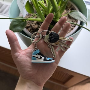 Portachiavi Sneaker Mini 3D AJ1 UNC Patent Keychain