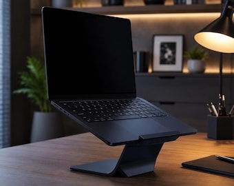 Minimalistischer Laptop-Ständer | Eleganter ergonomischer Notebookhalter fürs Büro zu Hause