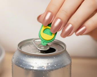 Schlüsselanhänger Dosenöffner 4er Pack | Aluminium Soda Tab Werkzeug, Nagelschutz