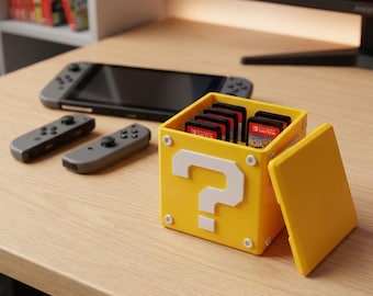 Game Cartridge Organizer Box – Compact Storage Case (Fits 10 Games)