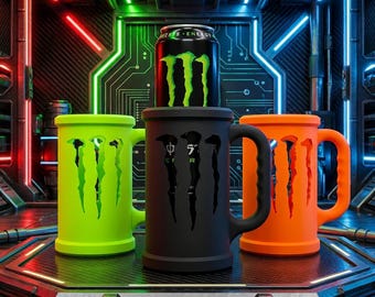 Soporte para latas impreso en 3D para latas de 473 ml (16 oz) – Diseño inspirado en una garra.