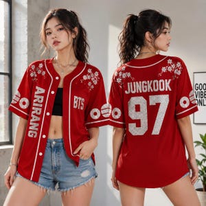 Bts Jungkook Baseball Shirt - Etsy