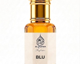 Huile parfumée BLU | Attar sans alcool, parfum aquatique frais, parfum arabe unisexe (format voyage)
