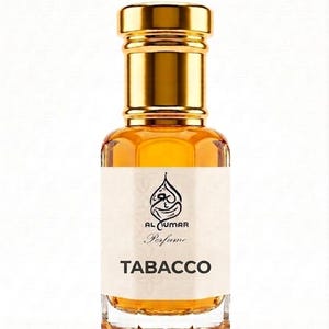 Al Umar Tabacco Attar / Aceite de perfume árabe sin alcohol para hombres y mujeres