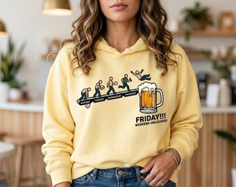 Friday Weekend Unlocked PNG Funny Office Work Timeline Beer Mug Sublimation Design Digital Download