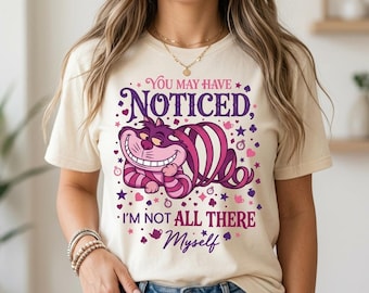 Cheshire Cat PNG Alice Wonderland We're All Mad Here Sublimation Design (Digital Download)