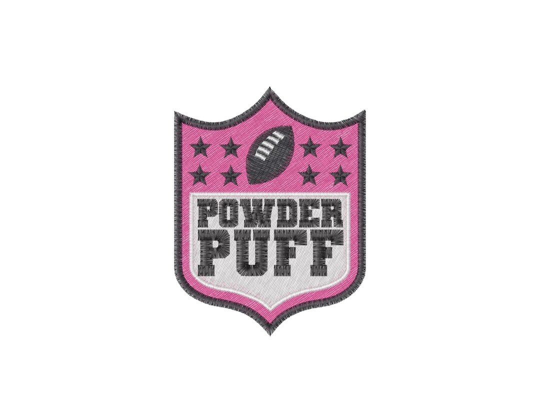 Powder Puff Design Powder Puff Embroidery Design, Machine Embroidery File, Instant ...