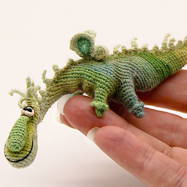 335 Crochet Pattern - Dragon Dragofon - Dinosaur Amigurumi soft toy with wire frame PDF file by Pertseva Etsy