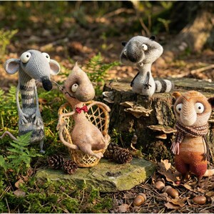 092 Funny Meerkat with wire frame - Amigurumi Crochet Pattern PDF file by Pertseva Etsy image 12