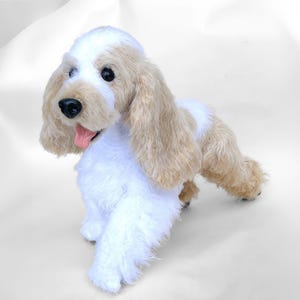 104 Crochet Pattern - English Cocker Spaniel dog with wire frame - Amigurumi PDF file by Chirkova Etsy