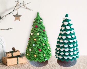 085 Crochet Pattern / Christmas Tree / New Year Project / Easy Crochet/ Home decor / DIY Craft Amigurumi - by Zabelina Etsy