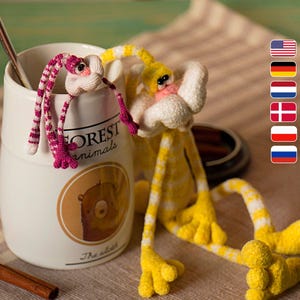 254 Hase Häkelanleitung - 3 Hase Dude - Small, Medium, Sailor Version (2 Größen von Hasen) Amigurumi Stofftier PDF Datei Pertseva Etsy