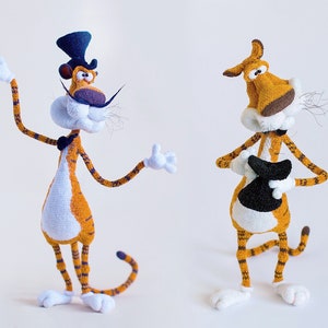 311 Tiger Crochet Pattern - Sim Salabim Small Tiger Dude - Amigurumi soft toy PDF file by Pertseva Etsy