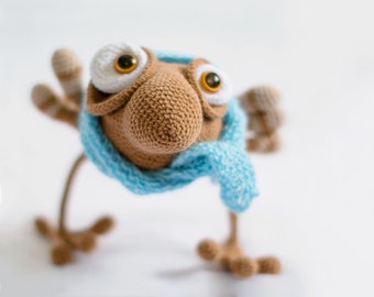 211 Crochet Pattern - Constantine the Sparrow - Amigurumi soft toy PDF file by Pertseva Etsy