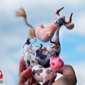 291 Crochet Pattern Cow Anfisa Amigurumi soft toy PDF file by Pertseva Etsy image 4