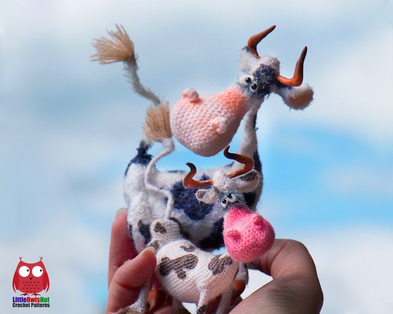 291 Crochet Pattern Cow Anfisa Amigurumi soft toy PDF file by Pertseva Etsy image 4