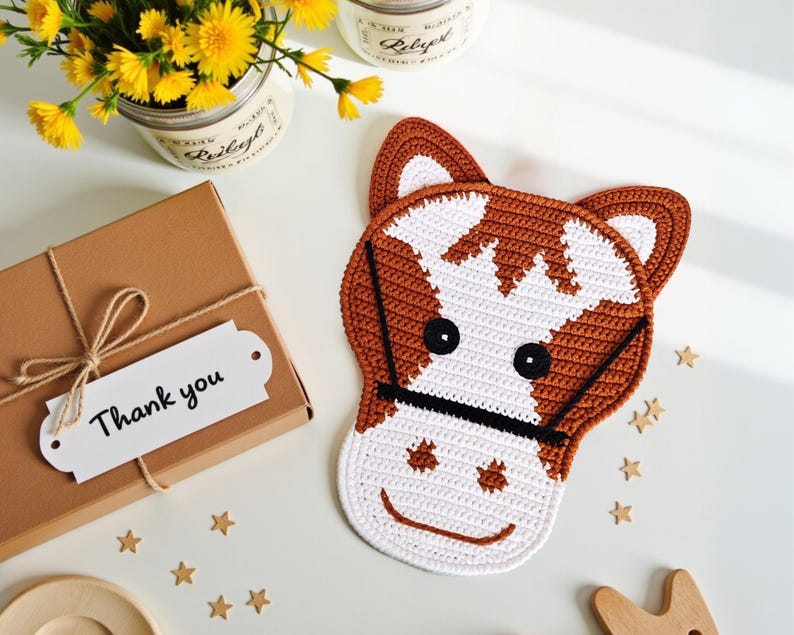 Horse Decor Crochet Pattern – Easy Amigurumi PDF (Digital Download) [034 Zabelina] image 8