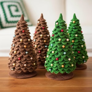 Easy Christmas Tree Crochet Pattern Amigurumi image 5