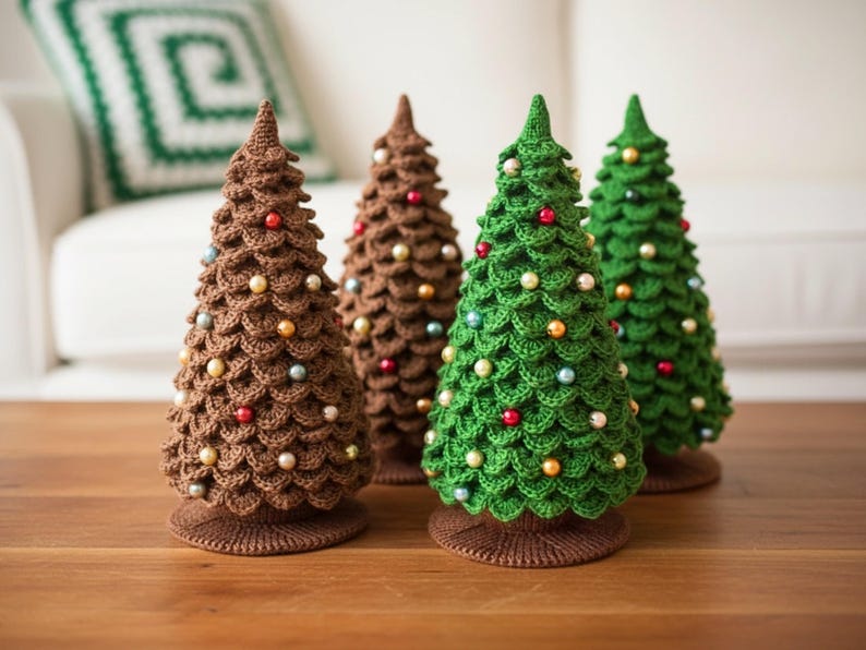Easy Christmas Tree Crochet Pattern Amigurumi image 5
