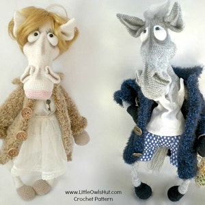 048 Crochet Pattern Mrs and Mr Horse in a coat coat is knitted Amigurumi PDF file by Astashova Etsy image 5