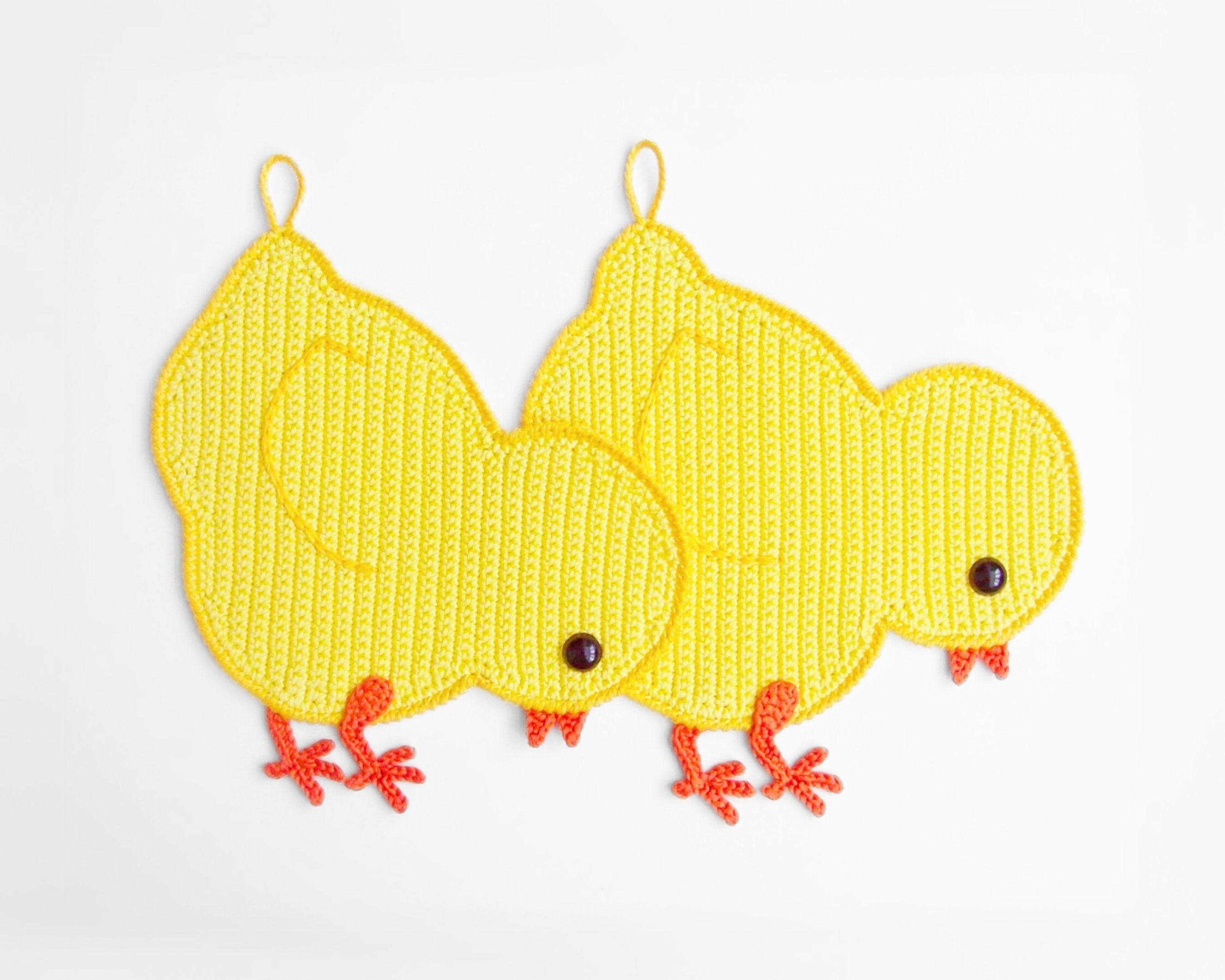 Crochet Chicken Potholder
