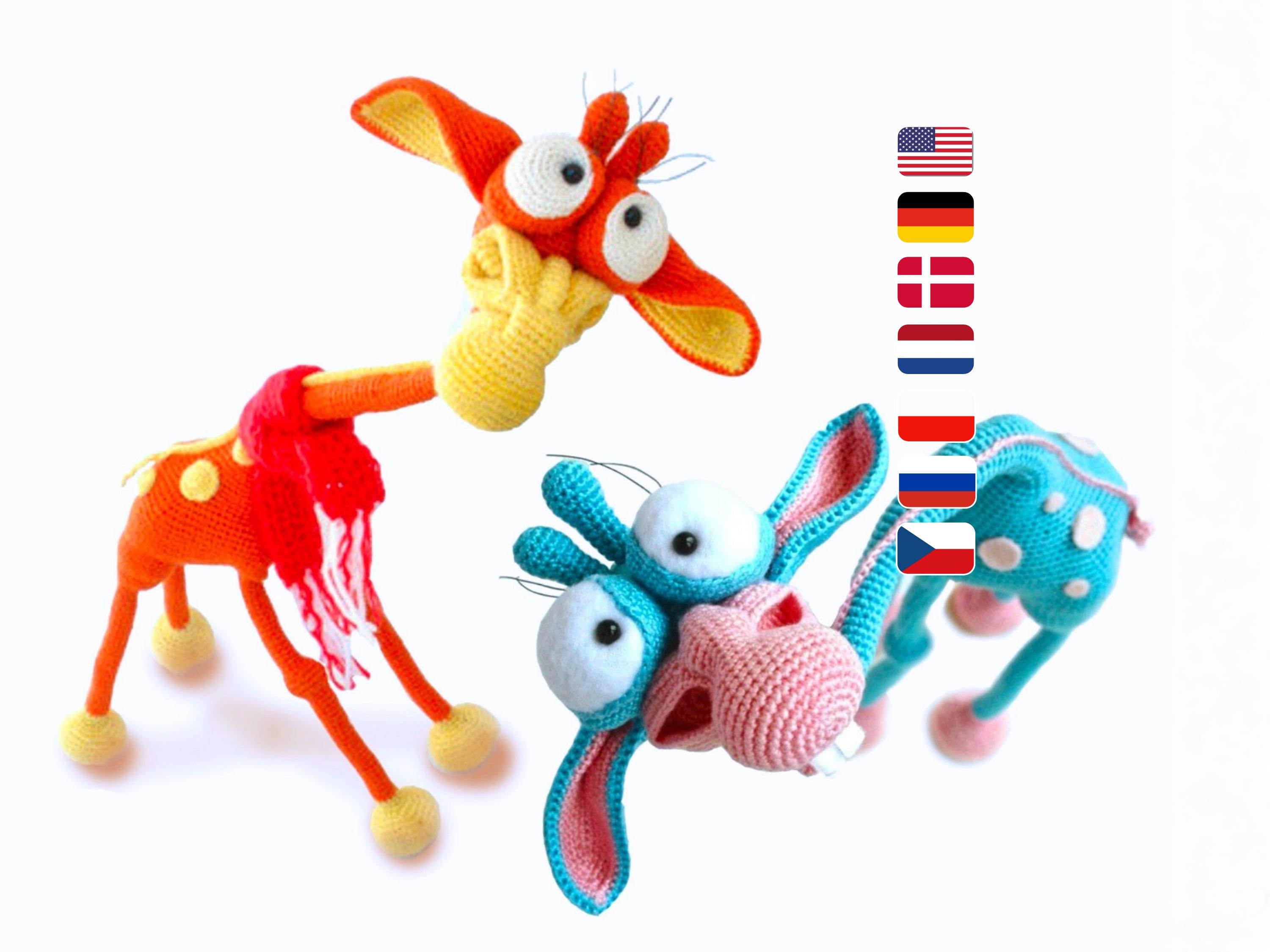 005 Giraffe Crochet Pattern - Cute George Afrecan Zoo Animal