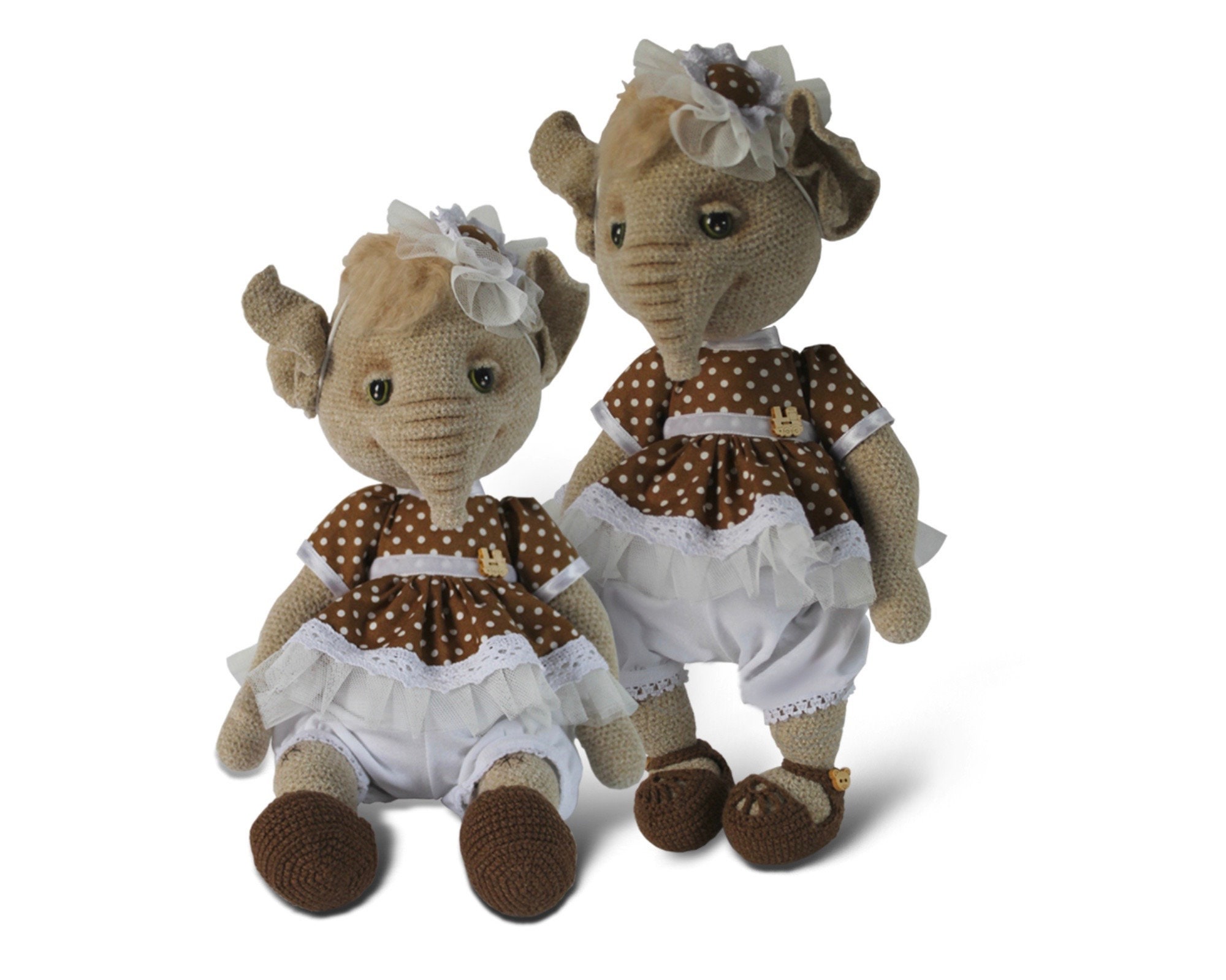 30 Elephant Crochet Patterns for Amigurumi, Plushies, Loveys, and Nursery Decor 15 Mary the Elephant Amigurumi PDF Pattern
