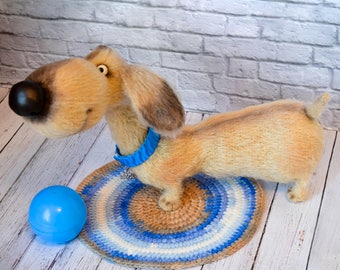 170 Crochet Pattern - Dog Dachshund Coconut - Amigurumi soft toy PDF file by Ogol Etsy