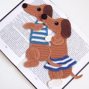 167 Easy Crochet Pattern - Circus dog puppy Applique, Bookmark or decor - Amigurumi Crochet Pattern - PDF file by Zabelina Etsy