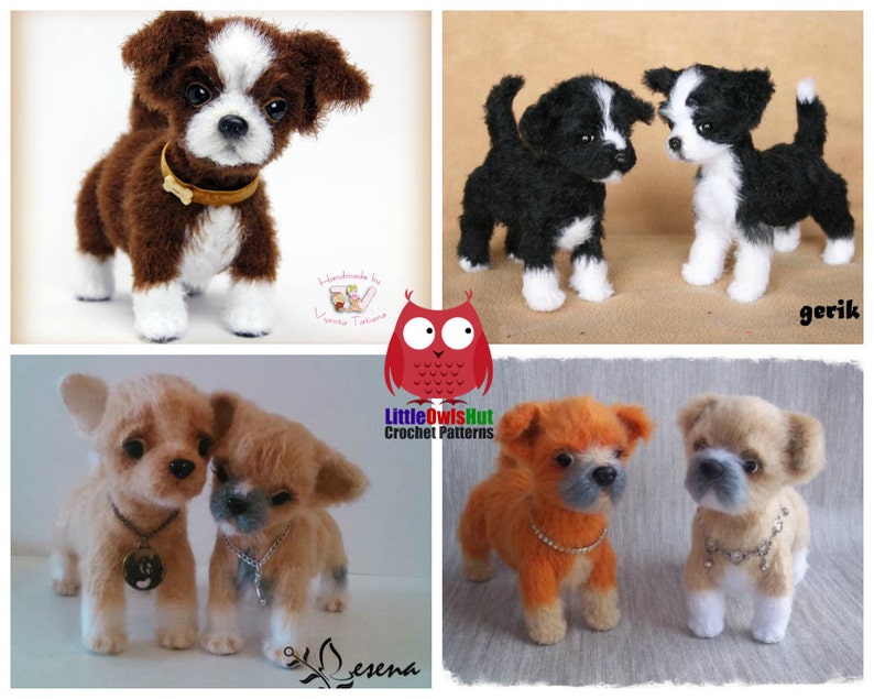 106 Crochet Pattern Shih Tzu puppy dog PDF file Amigurumi by Chirkova Etsy image 5