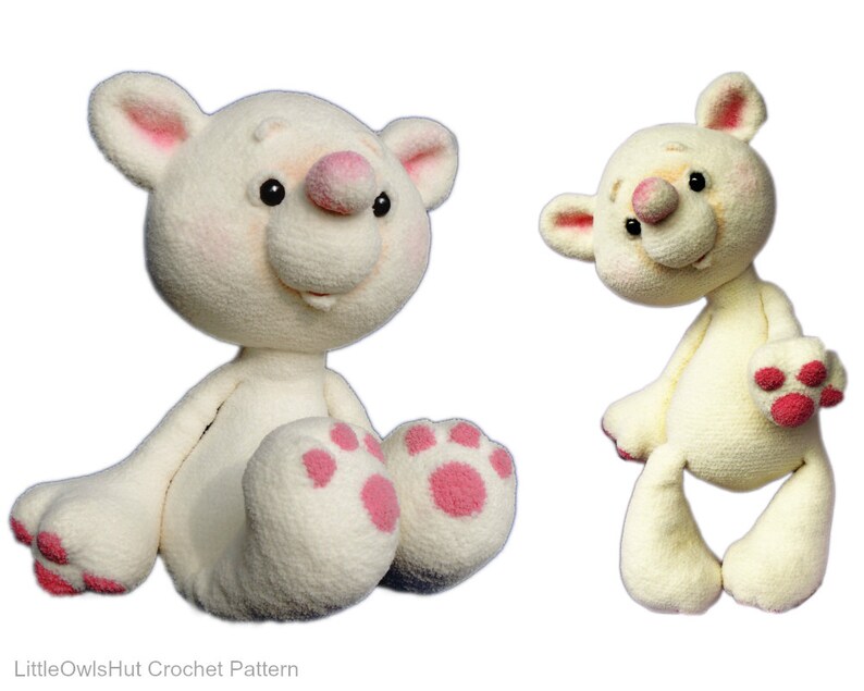 122 Crochet Pattern Huggable bear Shunya Amigurumi soft toy PDF file by Pertseva Etsy