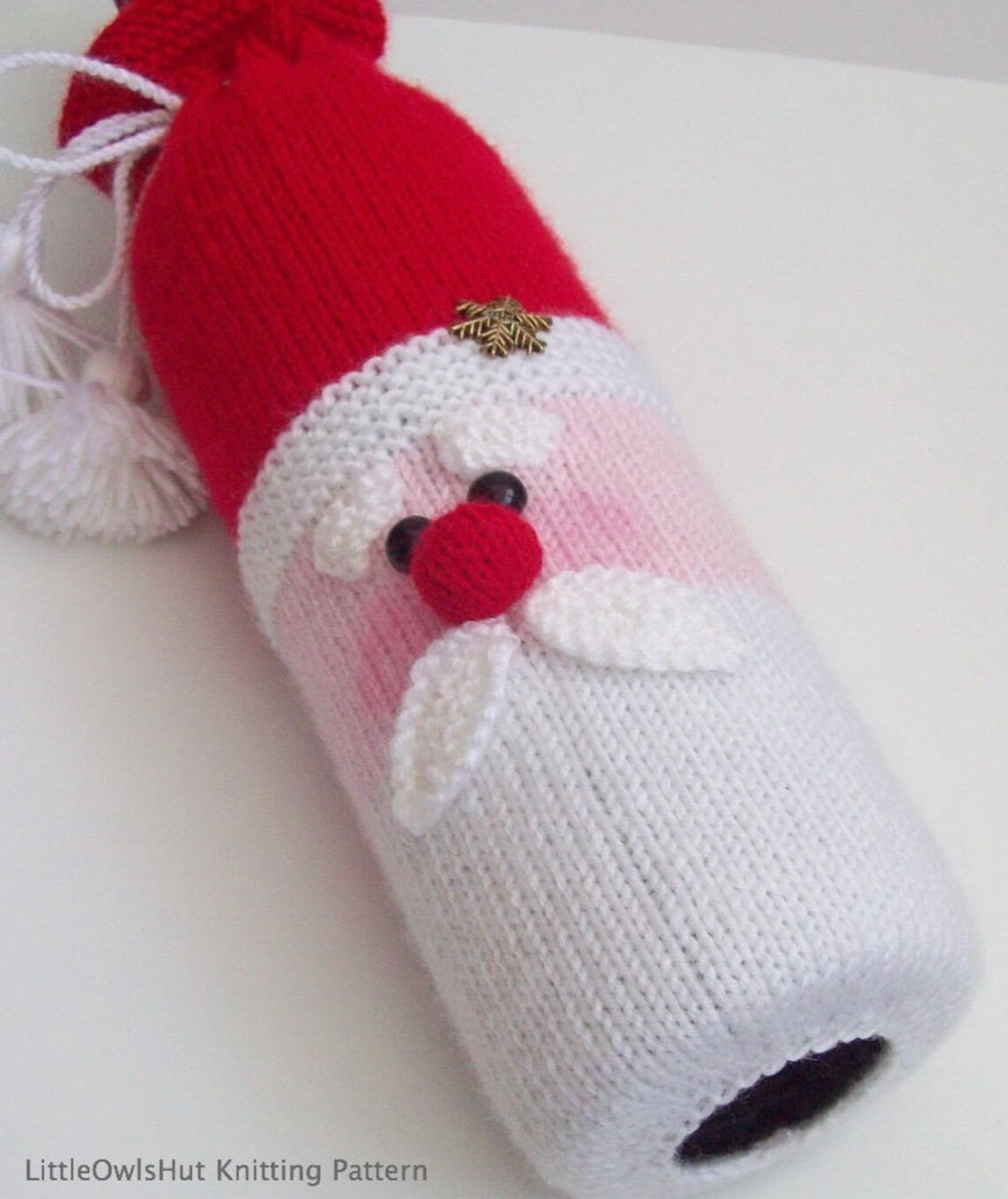 152 Knitting Pattern Santa bottle covers for wine and | Etsy