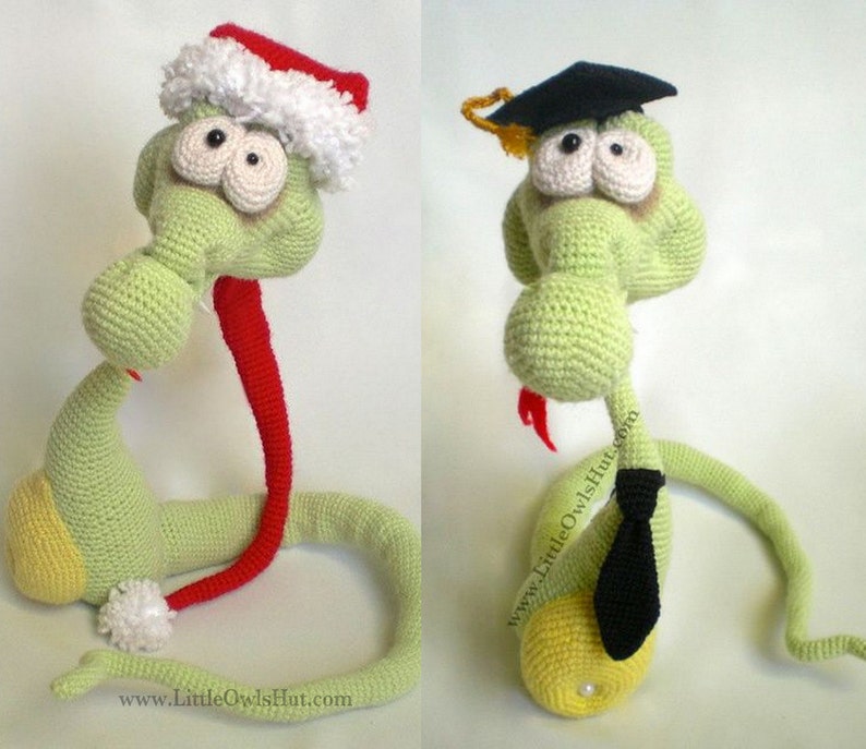 Graduation hat for Amigurumi toys (LittleOwlsHut)