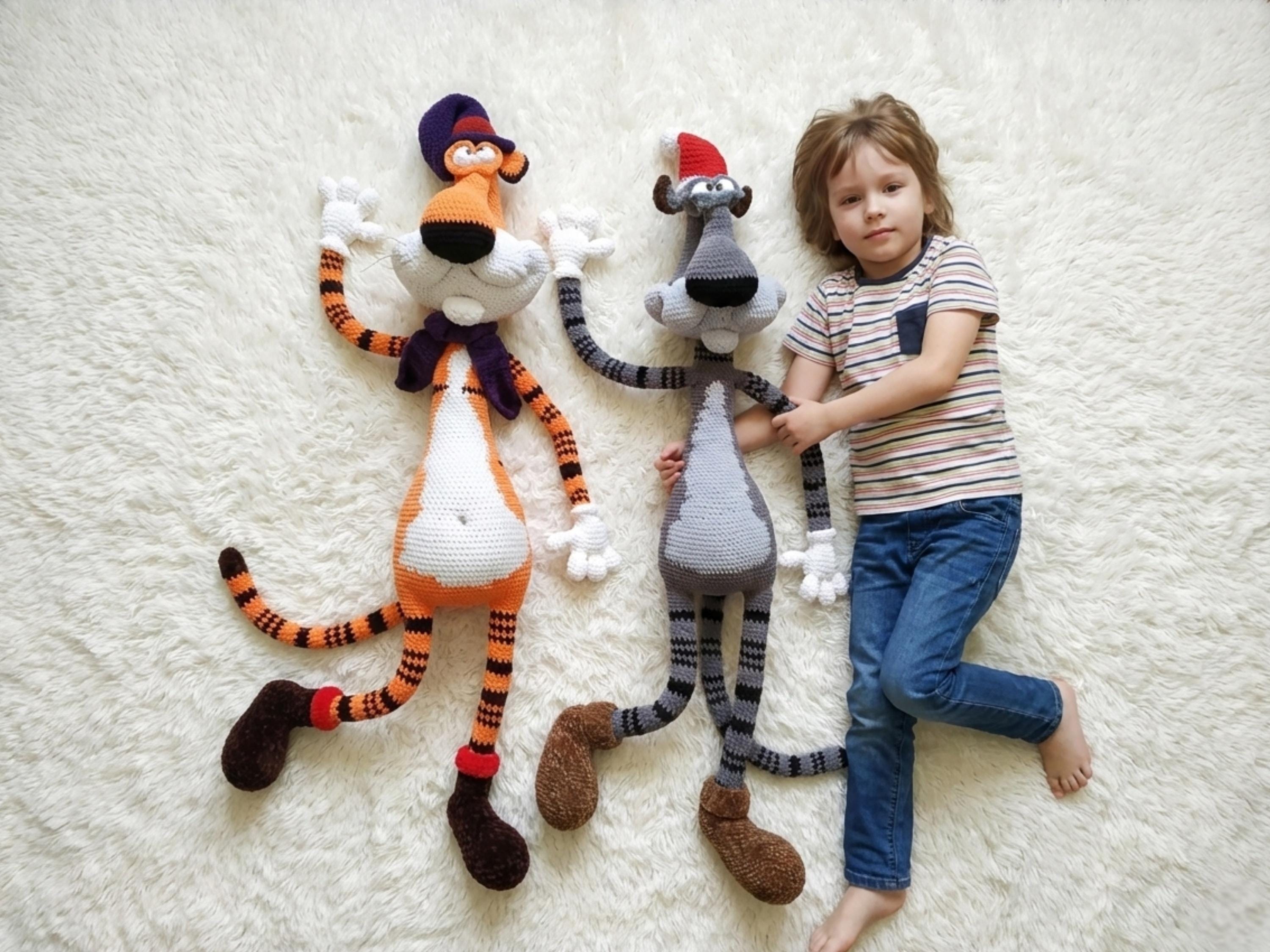 30 Tiger Crochet Patterns: Realistic, Cute, and Giftable Designs for Every Crocheter 2 Big Plush Tiger Crochet Pattern | Soft Toy PDF