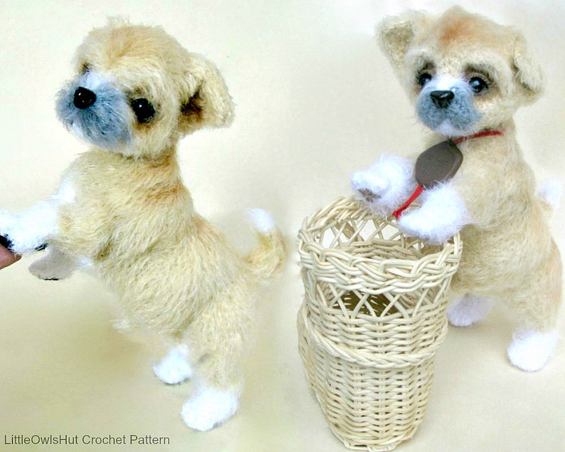 106 Crochet Pattern Shih Tzu puppy dog PDF file Amigurumi by Chirkova Etsy image 4