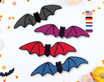 163 Easy Crochet Pattern - Bat decor, Wings for toys, Book marker, Halloween Ornament, Applique, Bookmark - Amigurumi PDF file Zabelina Etsy