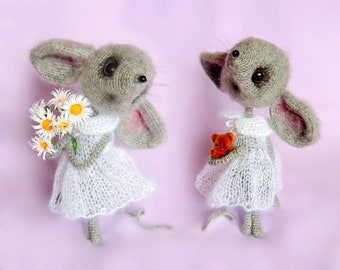 097 Crochet + Knitting (dress) Pattern - Mouse | Rat Sofia - Amigurumi - PDF file by Pertseva Etsy